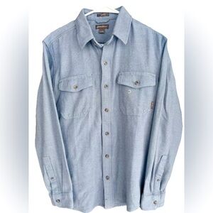NWT! Men's Eddie Bauer Button Down Twill Shirt‎ Size Medium